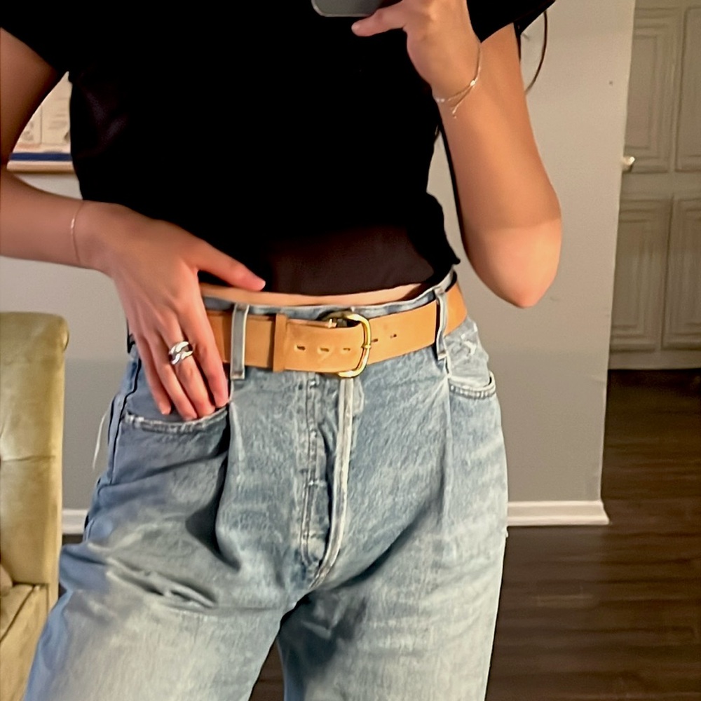 VTG leather belt✨